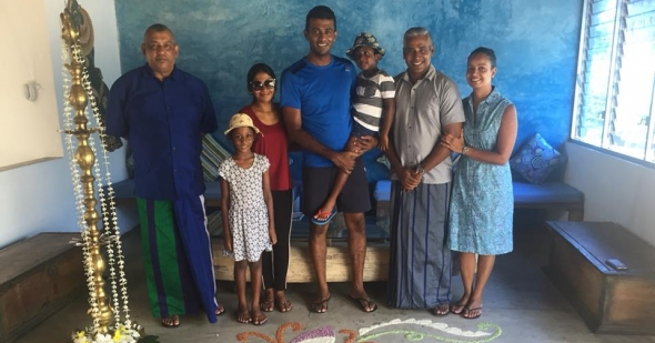 Cricketers celebrate 2018 Sri Lankan New Year (album)